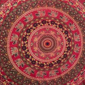 Red tapestry
